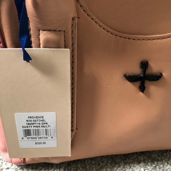 Pour La Victoire Provence Mini Satchel Dusty Pink Multi - Picture 3 of 16